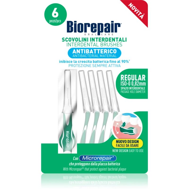 Biorepair Regular четки за междузъбно пространство 082mm 6 бр.