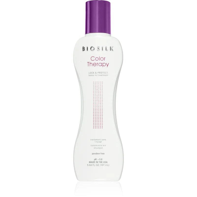 Biosilk Color Therapy Lock & Protect грижа без отмиване за боядисана коса 167 мл.