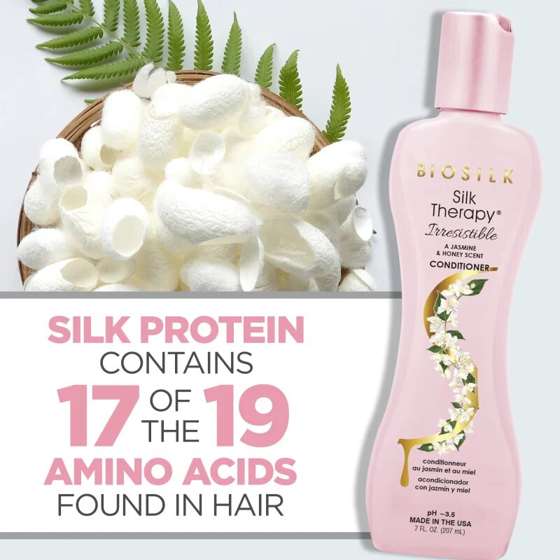 Biosilk Silk Therapy Irresistible Conditioner възстановяващ балсам за блясък и мекота на косата 207 мл.