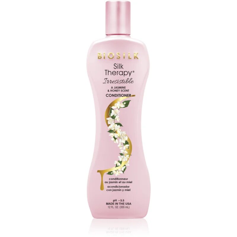 Biosilk Silk Therapy Irresistible Conditioner възстановяващ балсам за блясък и мекота на косата 355 мл.