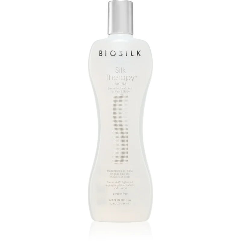 Biosilk Silk Therapy Original копринена регенерираща грижа за всички видове коса 355 мл.