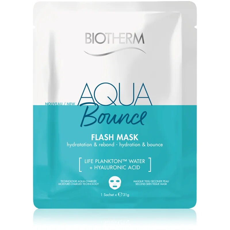 Biotherm Aqua Bounce Flash Mask платнена маска 35 гр.