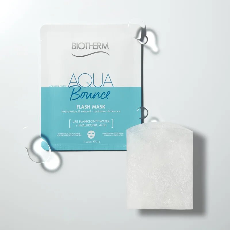 Biotherm Aqua Bounce Flash Mask платнена маска 35 гр.