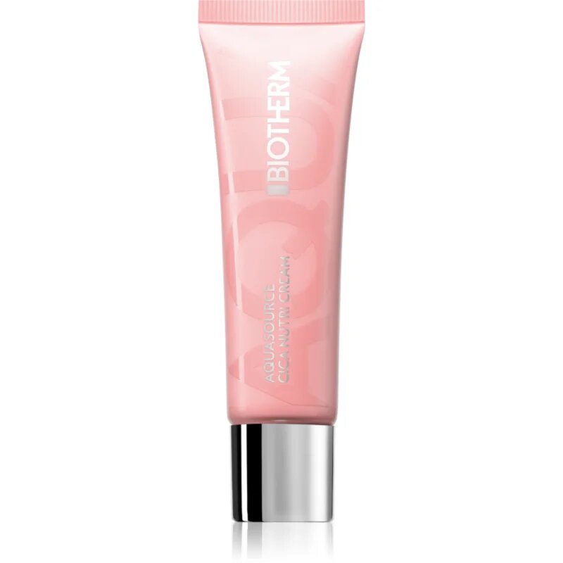 Biotherm Aquasource Cica Nutri Cream подхранващ хидратиращ крем за суха към изключително суха чувствителна кожа 30 мл.