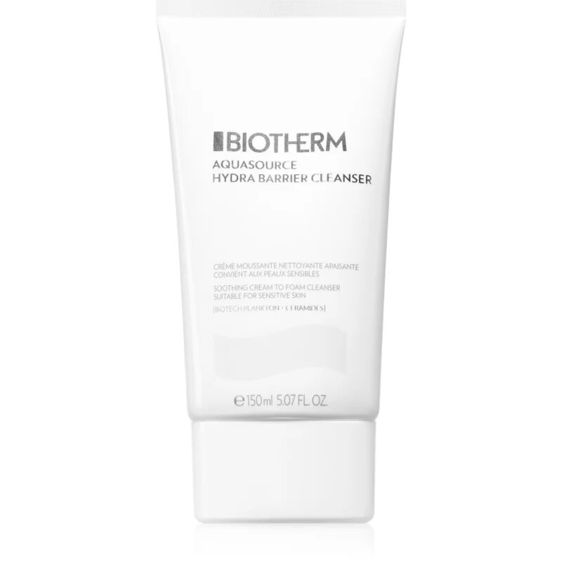 Biotherm Aquasource Hydra Barrier Cleanser почистващ гел за лице 150 мл.