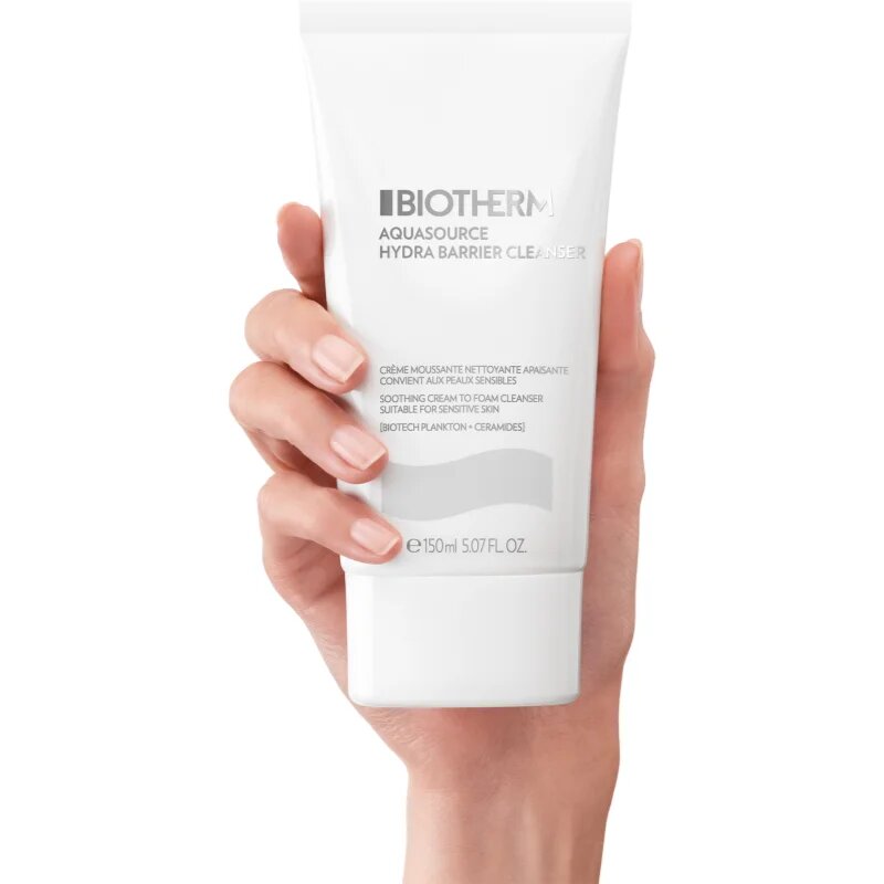 Biotherm Aquasource Hydra Barrier Cleanser почистващ гел за лице 150 мл.