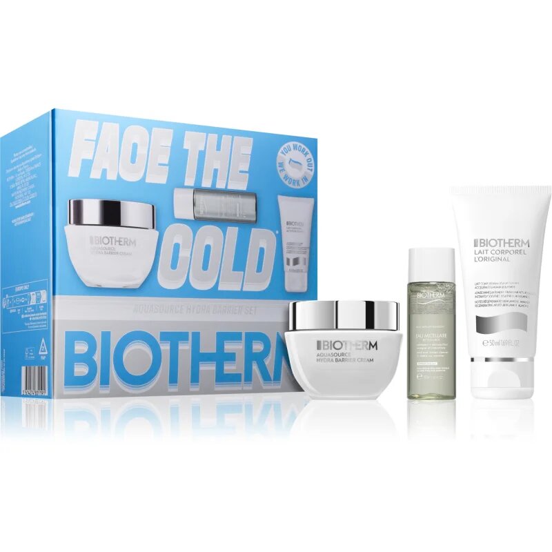 Biotherm Aquasource Hydra Barrier Cream подаръчен комплект за жени
