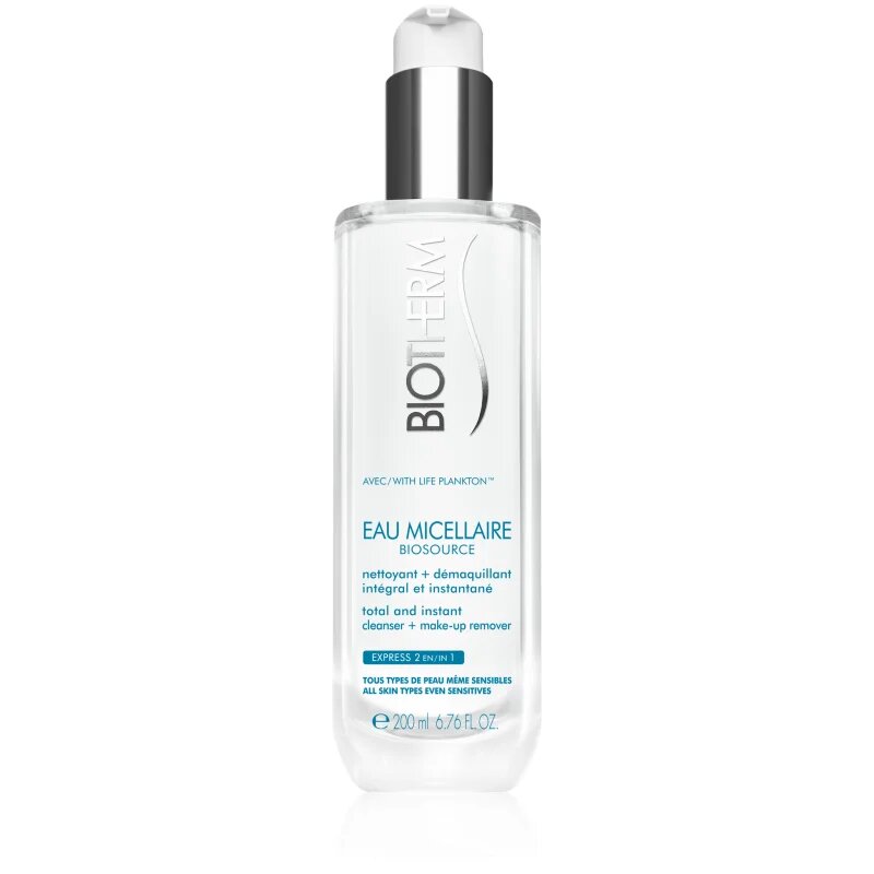 Biotherm Biosource Eau Micellaire мицеларна почистваща вода за всички видове кожа включително и чувствителна 200 мл.