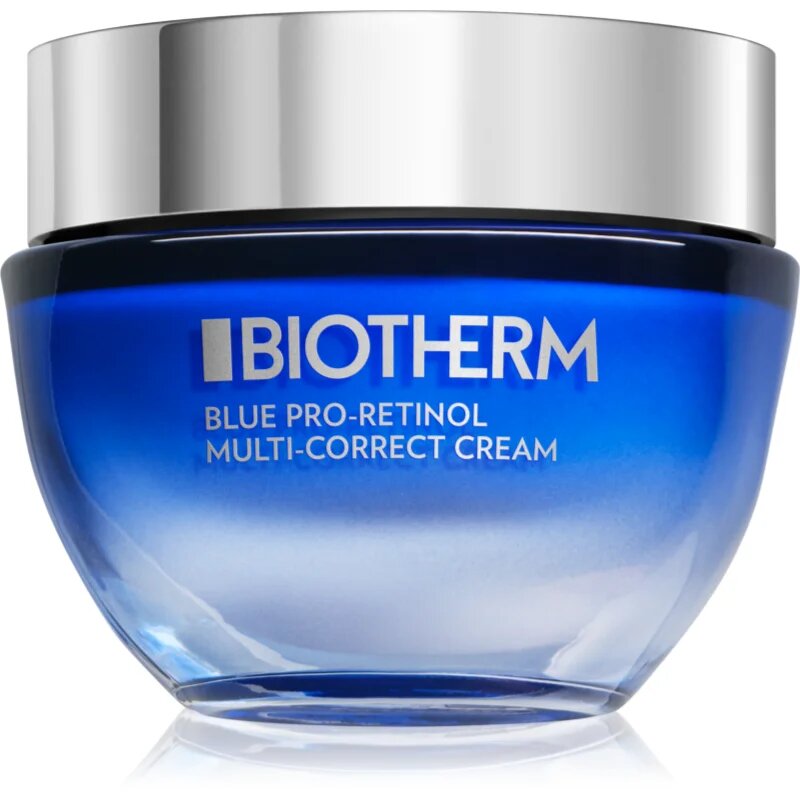 Biotherm Blue Pro-Retinol Multi Correct Cream мултикоригиращ крем против признаците на стареене с ретинол за жени 50 мл.