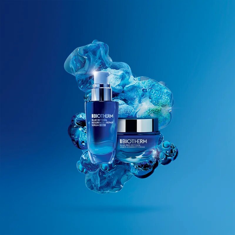 Biotherm Blue Pro-Retinol Multi Correct Cream мултикоригиращ крем против признаците на стареене с ретинол за жени 50 мл.