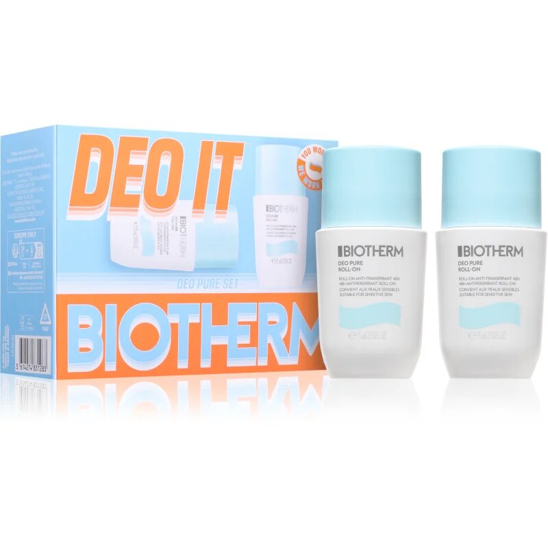 Biotherm Deo Pure Roll-on подаръчен комплект за жени 2 бр.