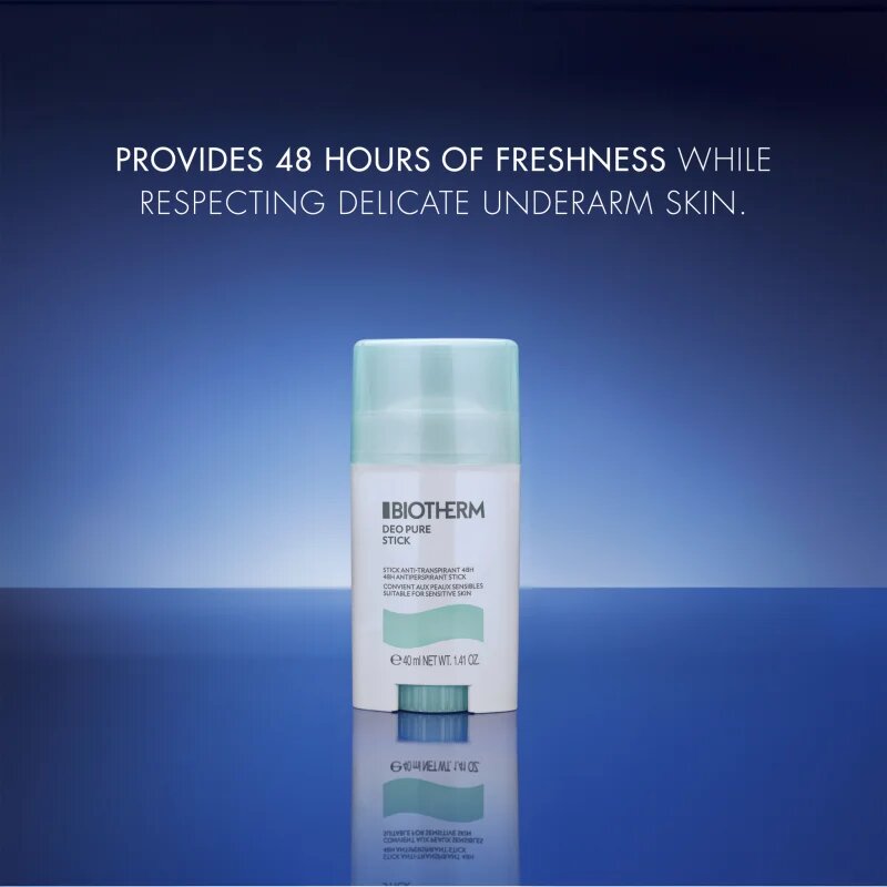 Biotherm Deo Pure Stick Anti-transpirant твърд антиперспирант за чувствителна кожа 40 мл.