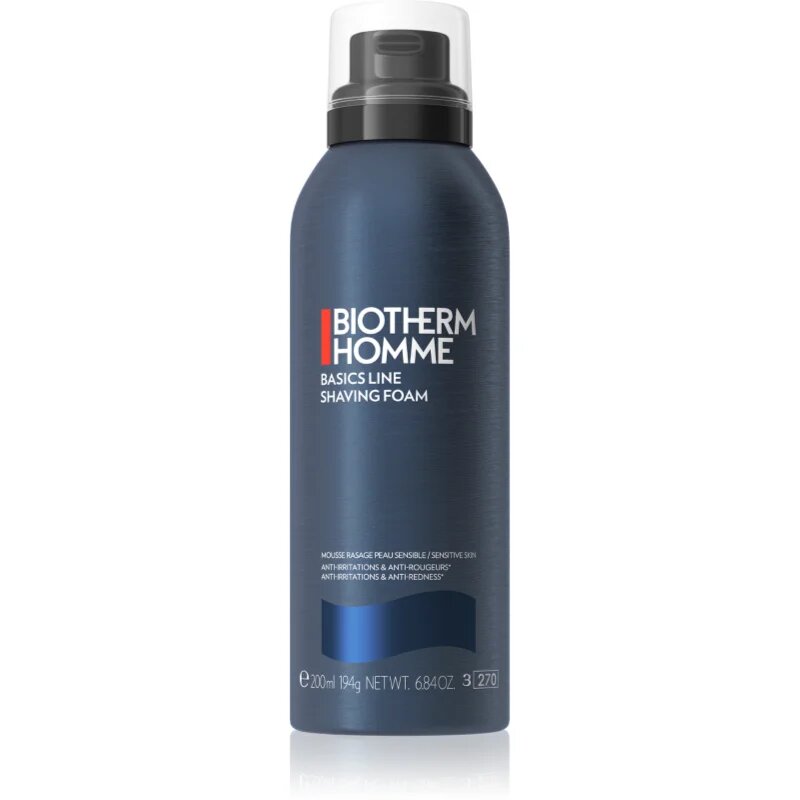 Biotherm Homme Basics Line Shaving Foam пяна за бръснене за чувствителна кожа на лицето 200 мл.