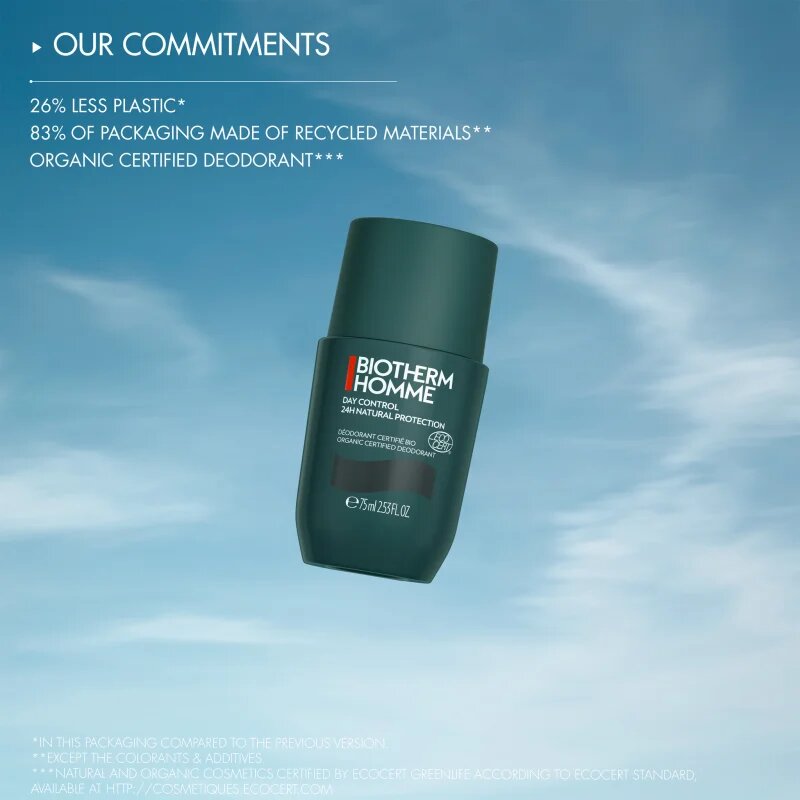 Biotherm Homme Day Control 24H Natural Protection антиперспирант 75 мл.