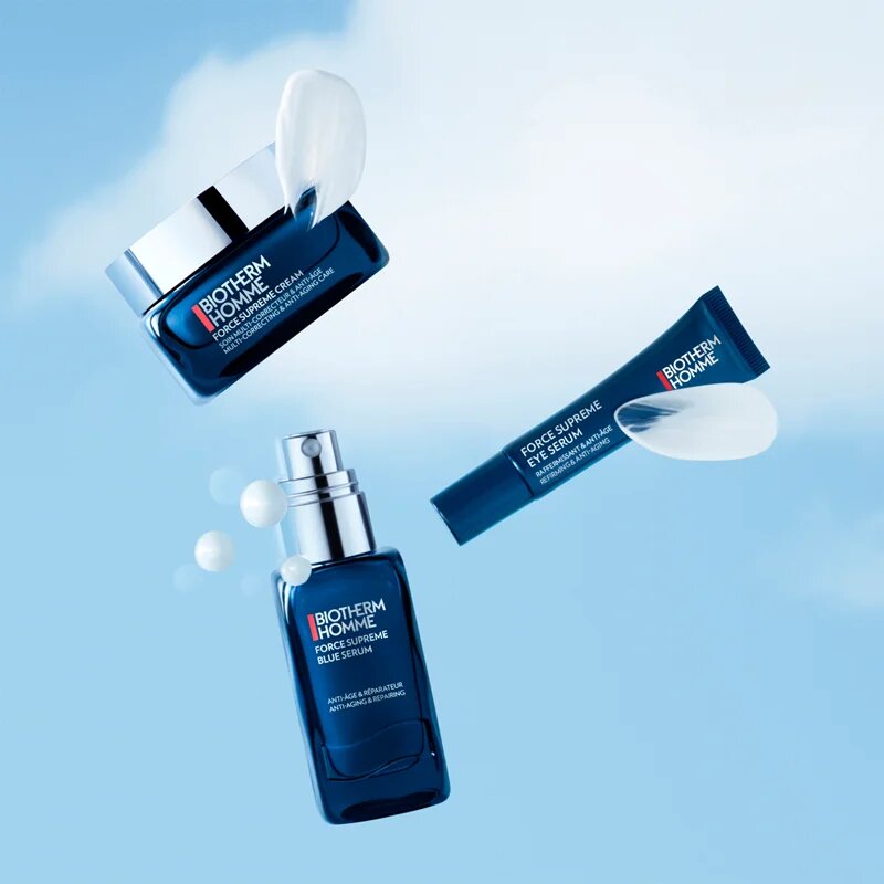 Biotherm Homme Force Supreme серум за стягане на околоочния контур против бръчки 15 мл.