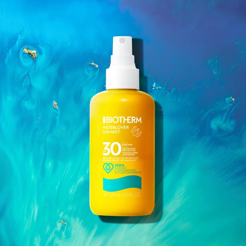 Biotherm Waterlover Sun Mist SPF 30 слънцезащитна водоустойчива мъгла SPF 30 200 мл.