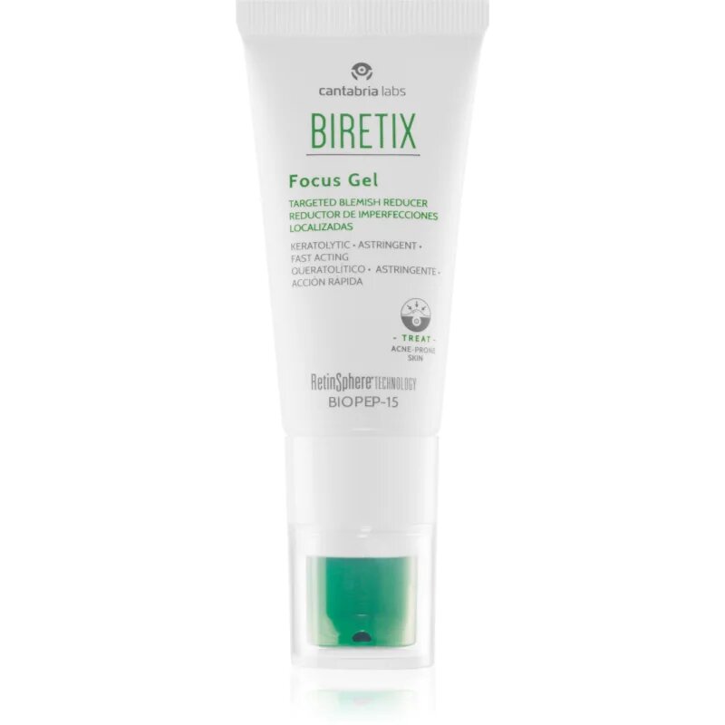 Biretix Treat Focus Gel хидратиращ и успокояващ гел за мазна кожа склонна към акне 15 мл.