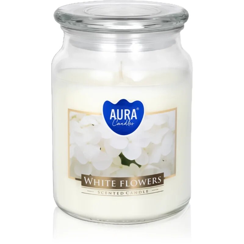 BISPOL Premium Line White Flowers ароматна свещ 500 гр.