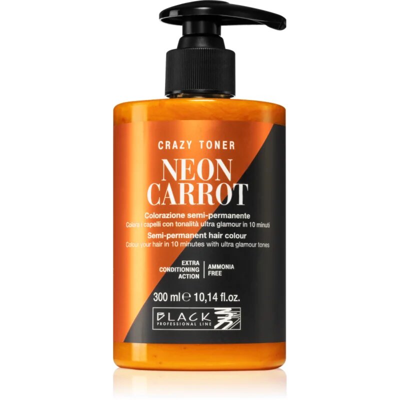 Black Professional Line Crazy Toner цветен тонер Neon Carrot 300 мл.