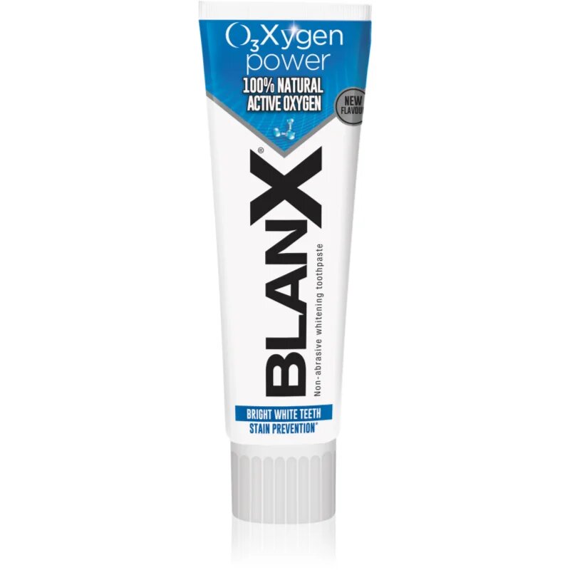 BlanX O3X Toothpaste натурална паста за зъби за щадящо избелване и защита на зъбния емайл 75 мл.