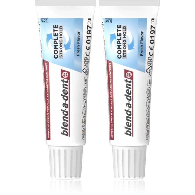 Blend-a-dent Extra Strong Original лепило крем за зъбни протези 2x47 гр.