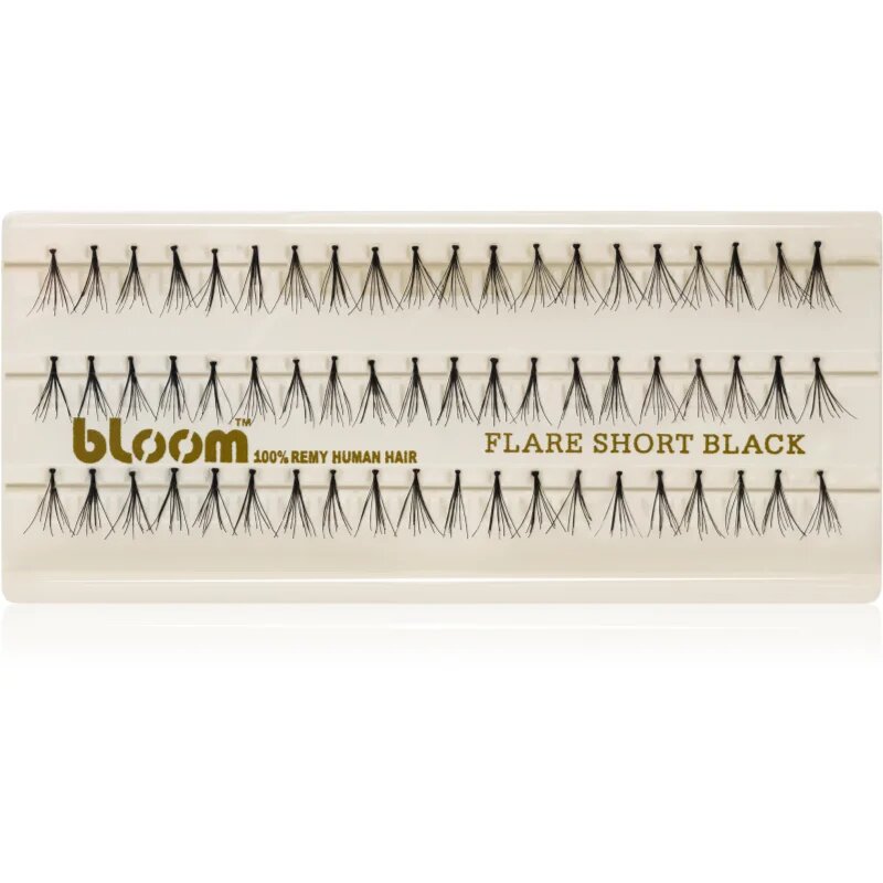 Bloom Flare изкуствени мигли размер Short Black 60 бр.
