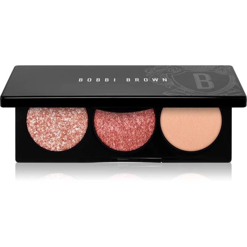 Bobbi Brown Essential Eye Shadow Trios палитра сенки за очи за перфектен външен вид цвят Soft Coral 44 гр.