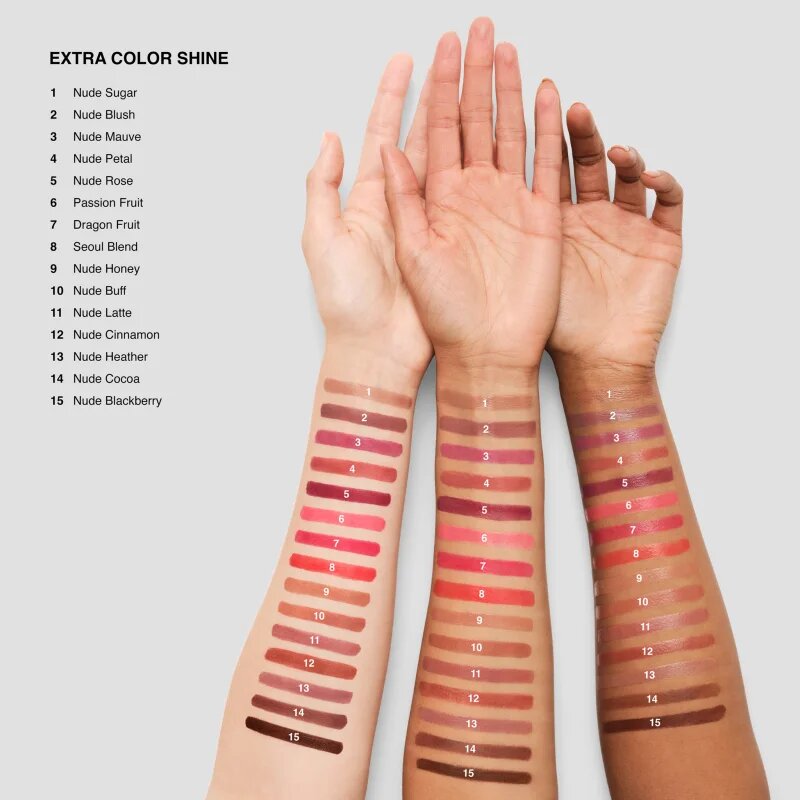 Bobbi Brown Extra Color Shine кремообразно хидратиращо червило цвят Nude Buff 3 гр.