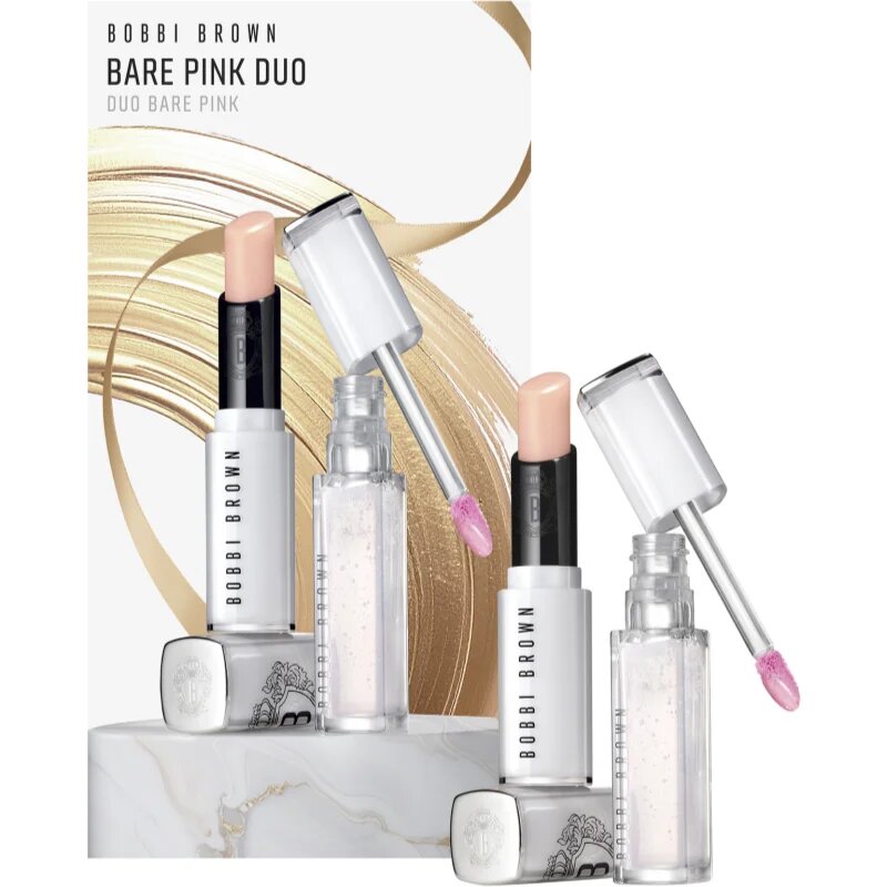 Bobbi Brown Holiday Bare Pink Duo подаръчен комплект за устни