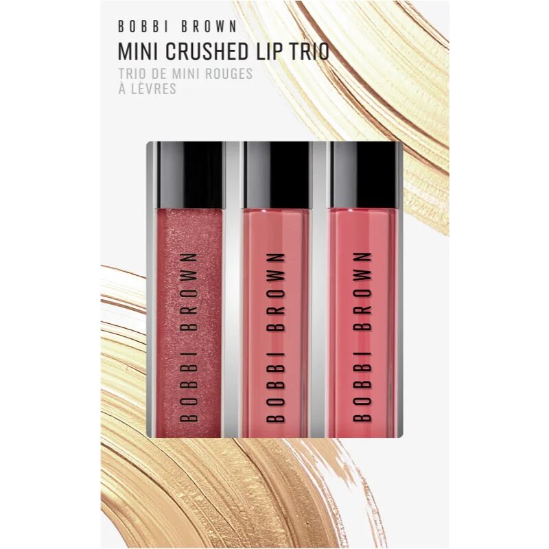 Bobbi Brown Holiday Mini Crushed Lip Trio подаръчен комплект за устни цвят New Romantic / Love Letter / Kir Sugar