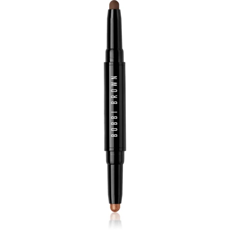 Bobbi Brown Long-Wear Dual-Ended Cream Shadow Stick сенки за очи в молив дуо цвят Milk Chocolate / Midnight Brown 1.6 гр.