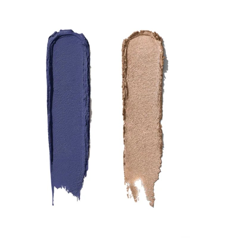 Bobbi Brown Long-Wear Dual-Ended Cream Shadow Stick сенки за очи в молив дуо цвят Silk / Rich Navy 1.6 гр.
