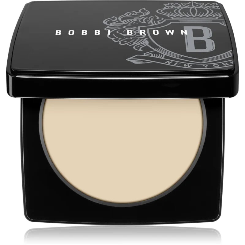 Bobbi Brown Sheer Finish Pressed Powder нежна компактна пудра цвят Pale Yellow 9 гр.