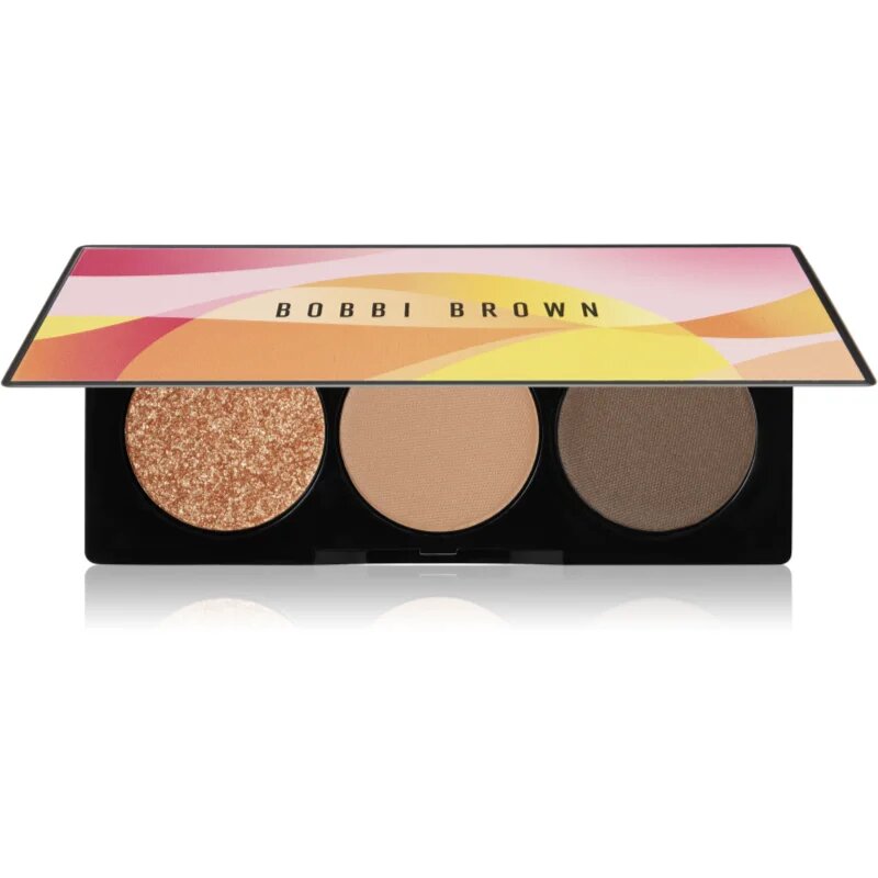 Bobbi Brown Sunkissed Glow The Essential Eyeshadow Trio палитра сенки за очи цвят Golden Hour​​ 4.4 гр.
