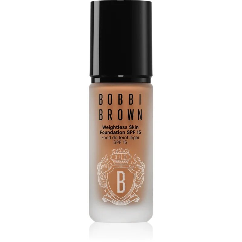 Bobbi Brown Weightless Skin Foundation SPF 15 Mini дълготраен матиращ фон дьо тен с хидратиращ ефект цвят Neutral Walnut 13 мл.