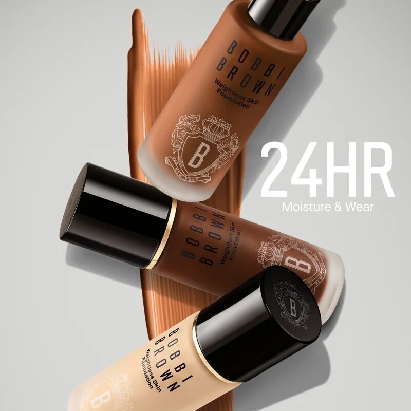 Bobbi Brown Weightless Skin Foundation SPF 15 Mini дълготраен матиращ фон дьо тен с хидратиращ ефект цвят Neutral Walnut 13 мл.