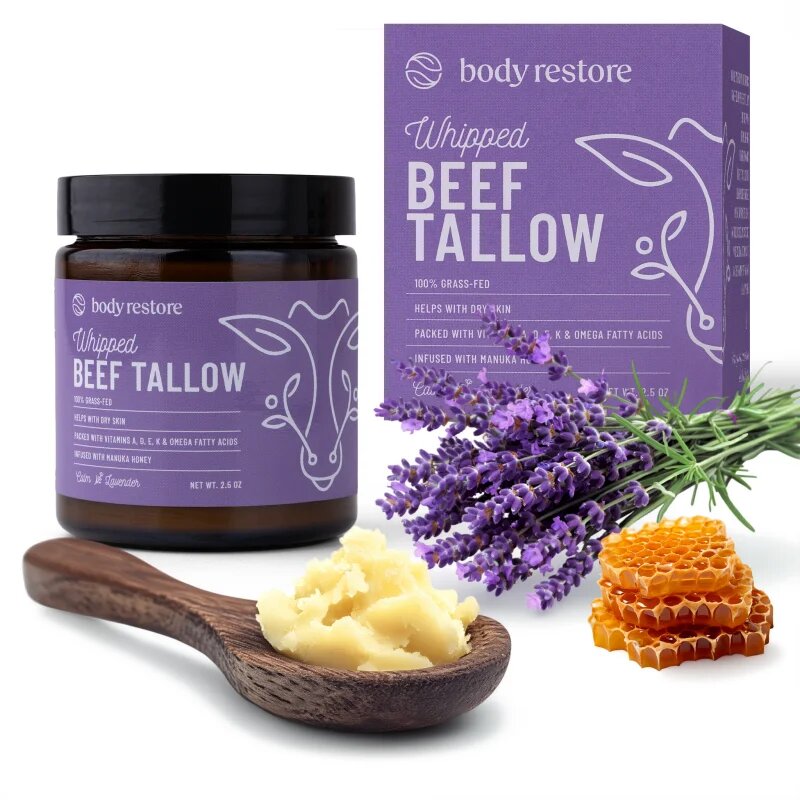 Body Restore Whipped Beef Tallow Balm Lavender подхранващ крем за тяло 73 мл.