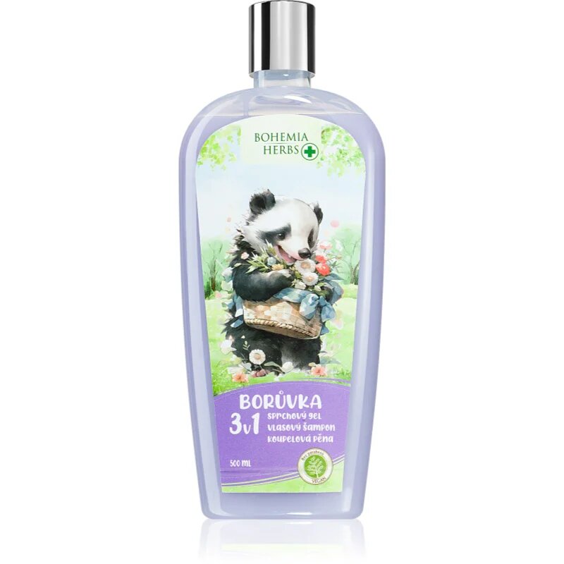 Bohemia Gifts Bohemia Herbs Blueberry пяна за вана и миещ гел за деца 500 мл.