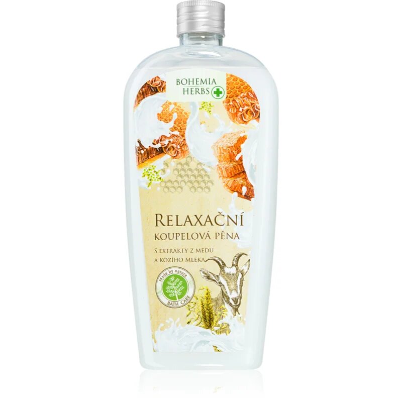Bohemia Gifts Bohemia Herbs Honey & Goat Milk пяна за вана 500 мл.