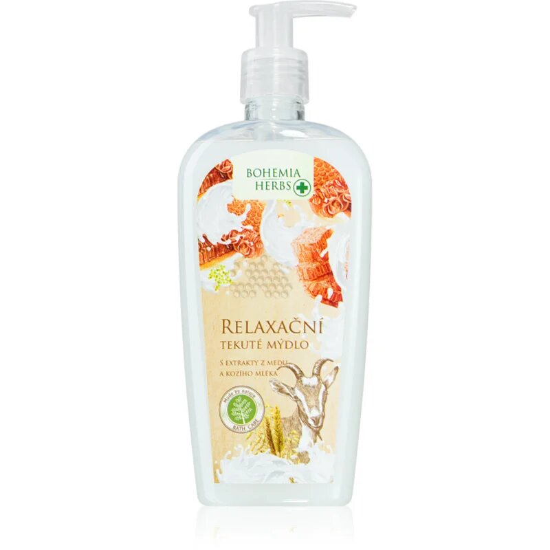Bohemia Gifts Bohemia Herbs Honey & Goat Milk течен сапун 300 мл.