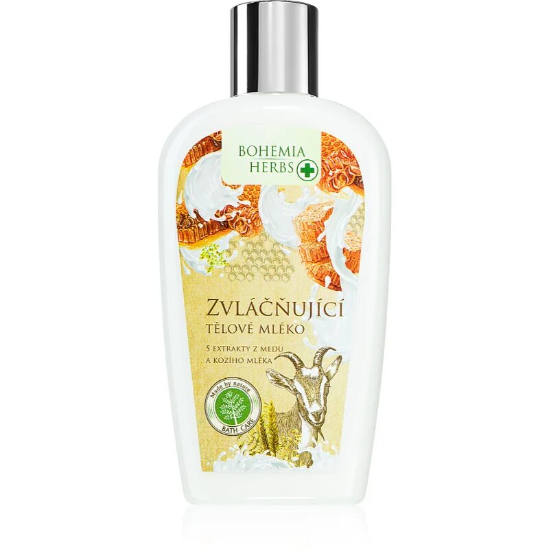 Bohemia Gifts Bohemia Herbs Honey & Goat Milk тоалетно мляко за тяло 250 мл.