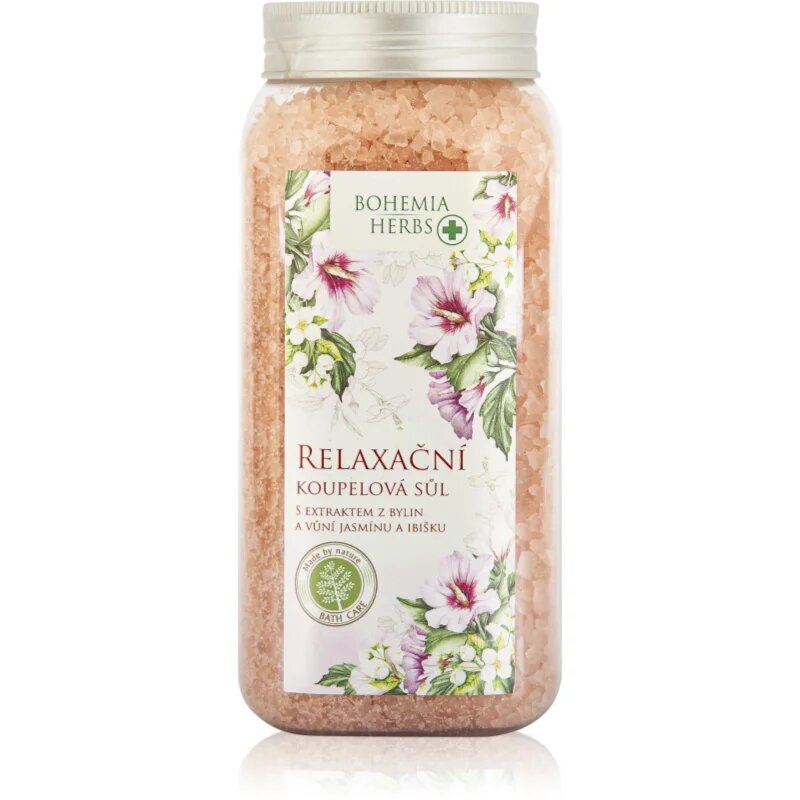 Bohemia Gifts Bohemia Herbs Jasmine & Hibiscus сол за баня 900 гр.