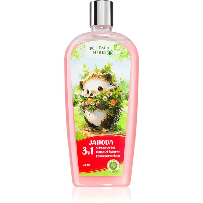 Bohemia Gifts Bohemia Herbs Strawberry пяна за вана и миещ гел 500 мл.