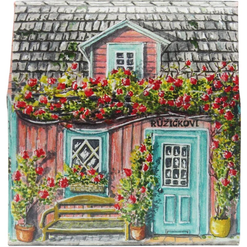 Bohemia Gifts & Cosmetics Little House of Rose твърд сапун с аромат на рози 80 гр.