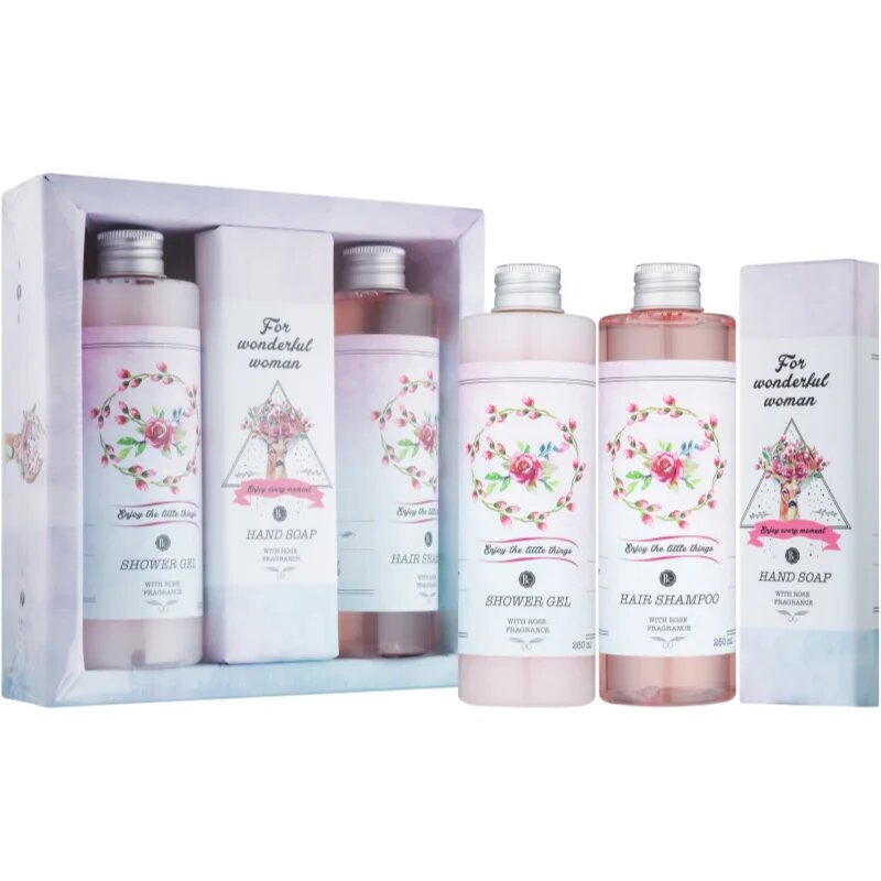 Bohemia Gifts Roses подаръчен комплект под душа