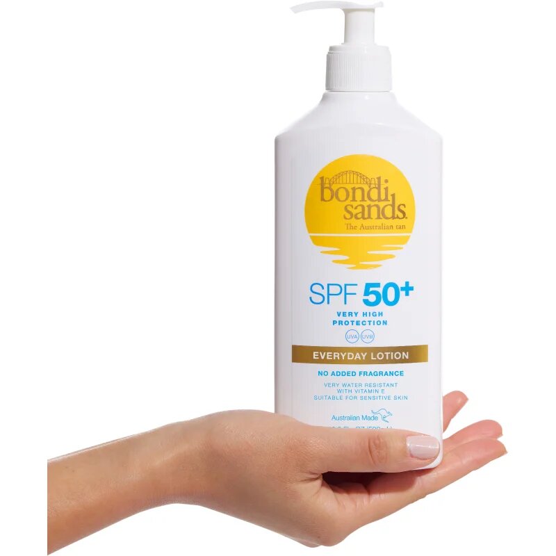 Bondi Sands SPF 50+ Everyday Body Lotion слънцезащитен лосион за тяло водоустойчиви SPF 50+ 500 мл.