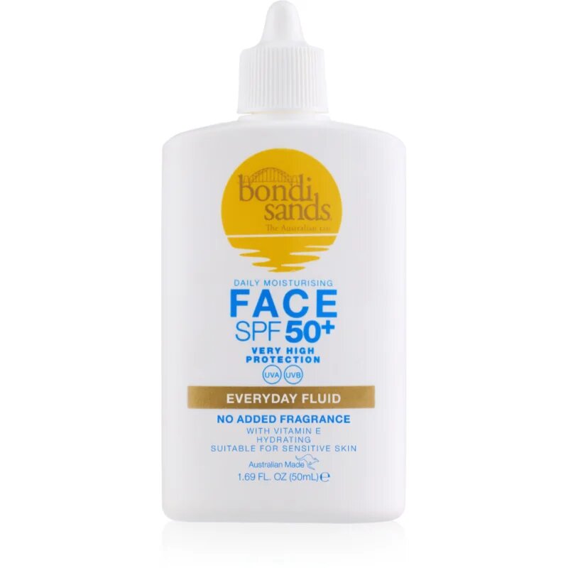 Bondi Sands SPF 50+ Everyday Face Fluid слънцезащитен флуид за лице SPF 50+ 50 мл.