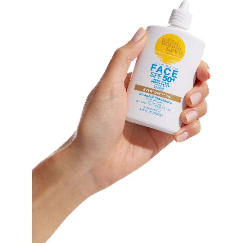 Bondi Sands SPF 50+ Everyday Face Fluid слънцезащитен флуид за лице SPF 50+ 50 мл.
