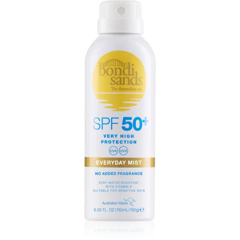 Bondi Sands SPF 50+ Everyday Mist водоустойчив спрей за тен SPF 50+ 160 гр.