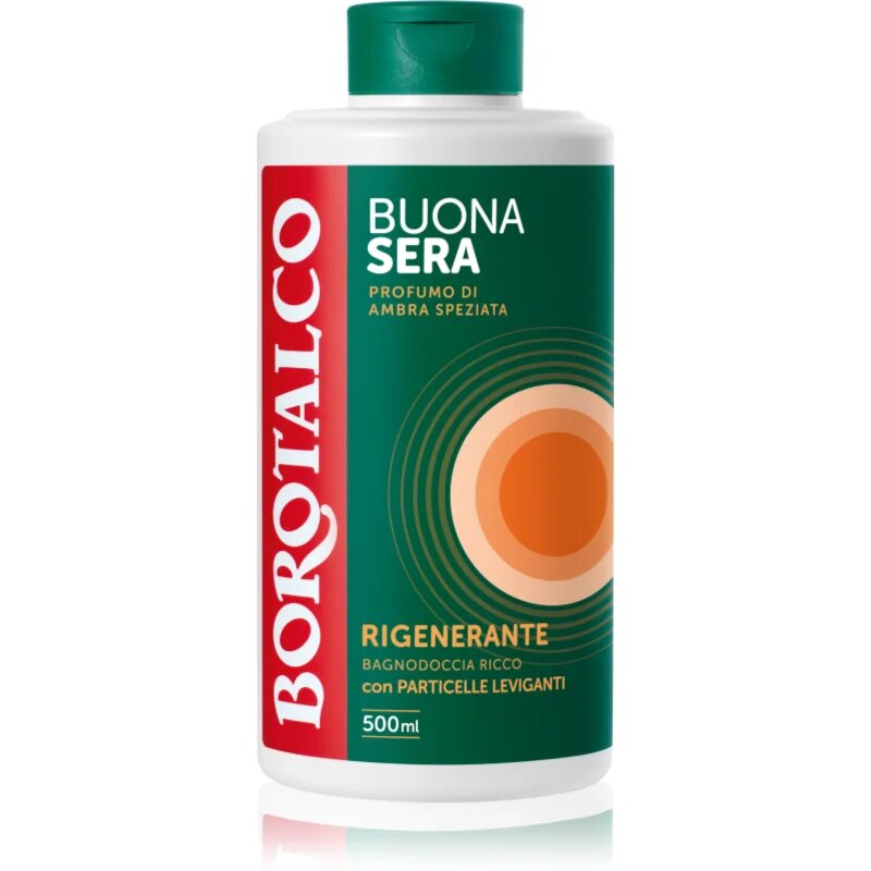 Borotalco Good Evening Regenerating регенериращ душ гел аромати Spiced Amber 500 мл.